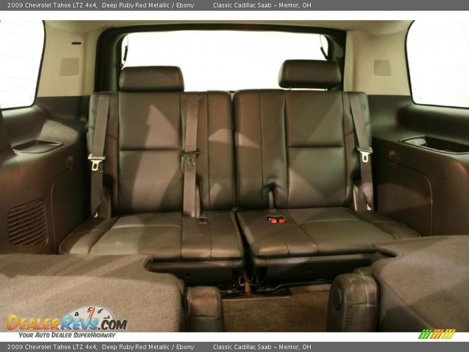 Ebony Interior - 2009 Chevrolet Tahoe LTZ 4x4 Photo #12