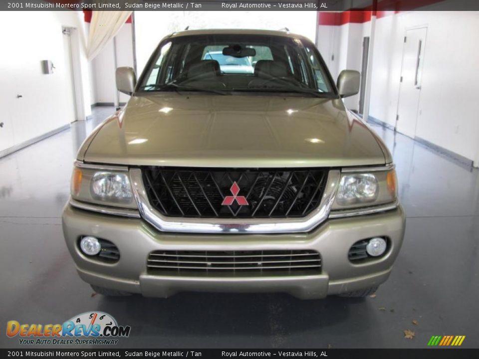 2001 Mitsubishi Montero Sport Limited Sudan Beige Metallic / Tan Photo #6