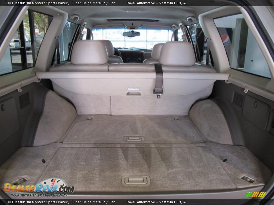 2001 Mitsubishi Montero Sport Limited Trunk Photo #8