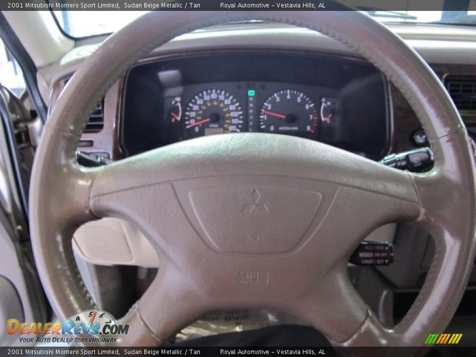 2001 Mitsubishi Montero Sport Limited Steering Wheel Photo #16