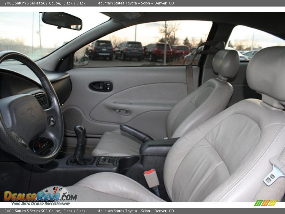 Black Interior 2001 Saturn S Series Sc2 Coupe Photo 9
