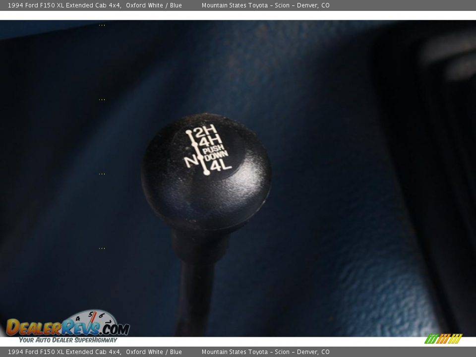 Controls of 1994 Ford F150 XL Extended Cab 4x4 Photo #20