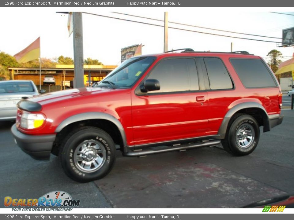 Vermillion Red 1998 Ford Explorer Sport Photo #1