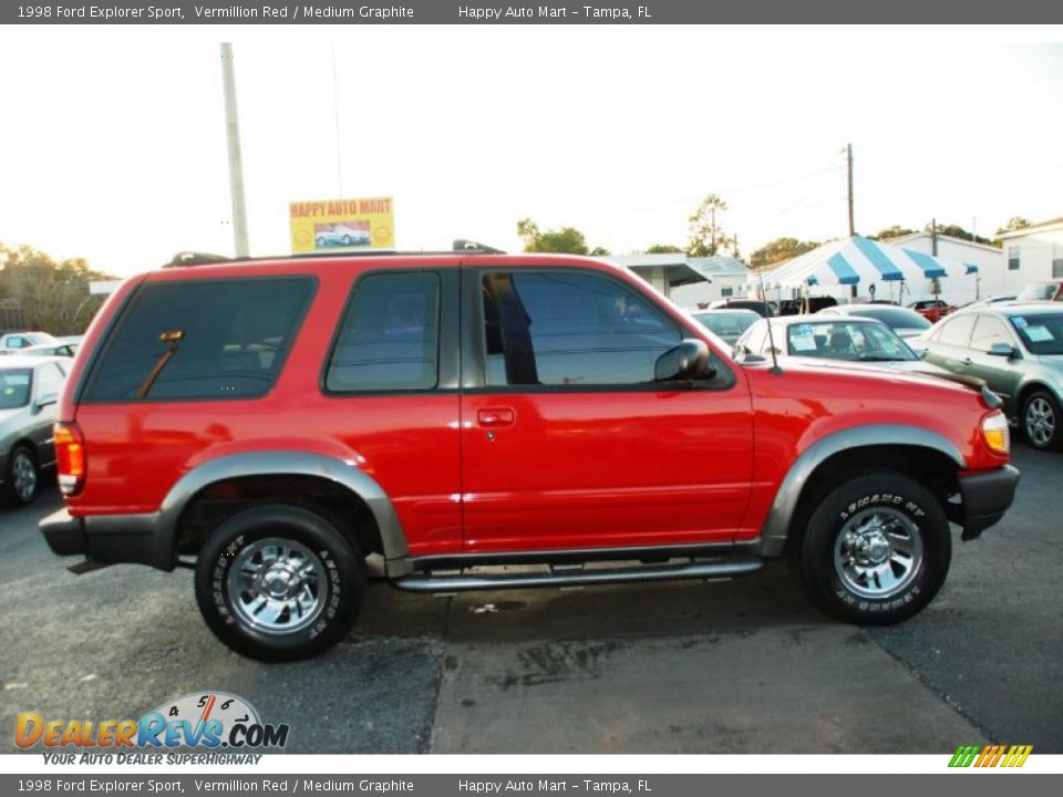 Vermillion Red 1998 Ford Explorer Sport Photo #4