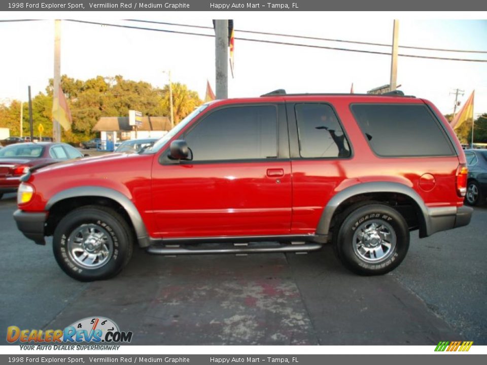 Vermillion Red 1998 Ford Explorer Sport Photo #6