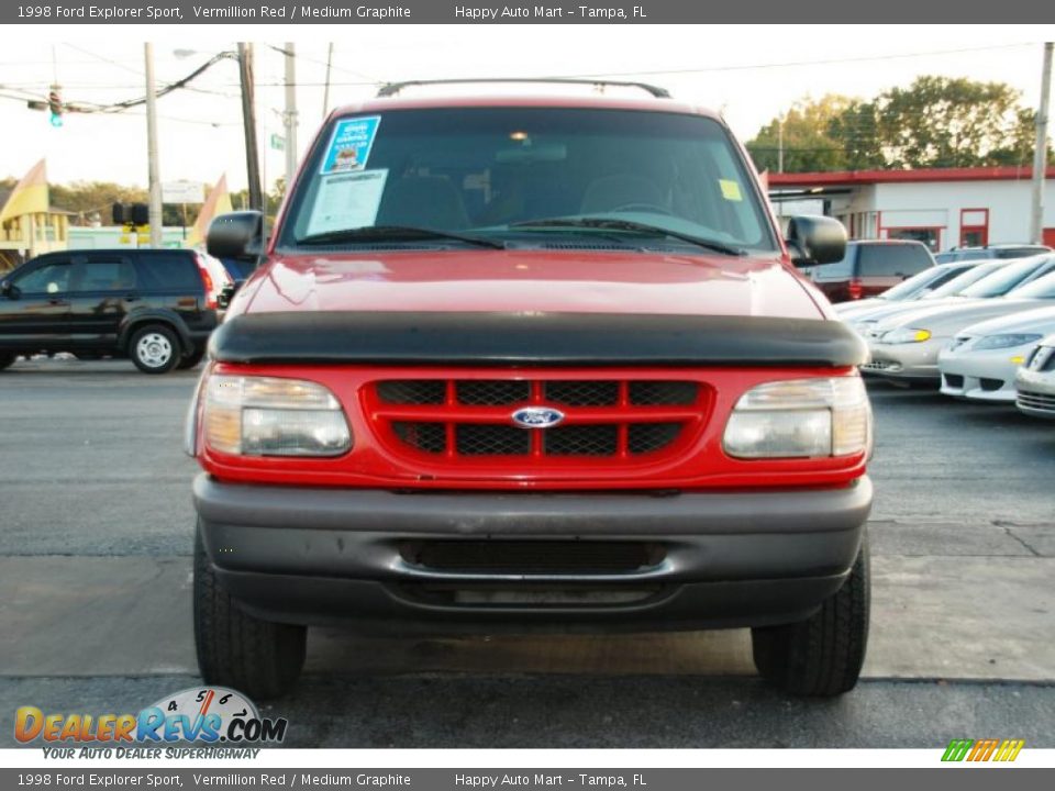 Vermillion Red 1998 Ford Explorer Sport Photo #11