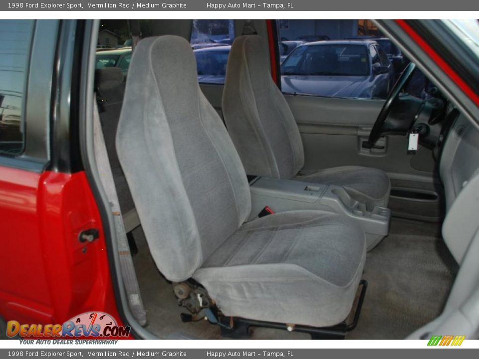 1998 Ford Explorer Sport Vermillion Red / Medium Graphite Photo #23