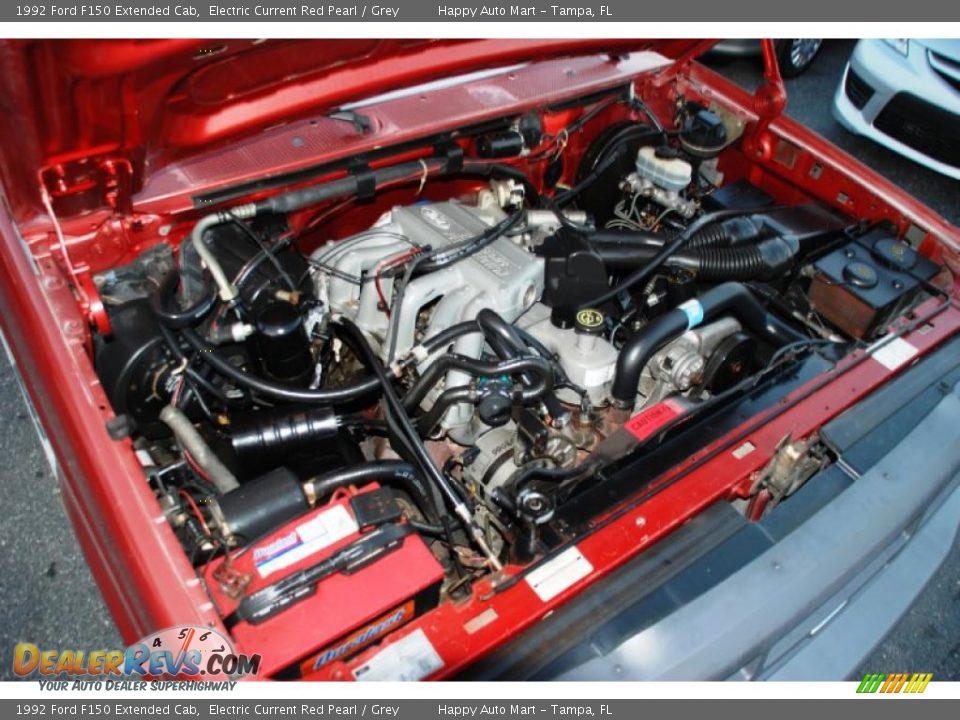1992 Ford F150 Extended Cab 4.9 Liter OHV 12-Valve Inline 6 Cylinder Engine Photo #28