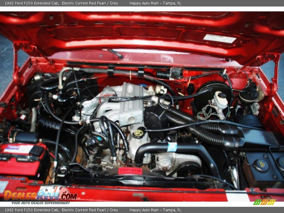 1992 Ford F150 Extended Cab 4.9 Liter OHV 12-Valve Inline 6 Cylinder Engine Photo #29
