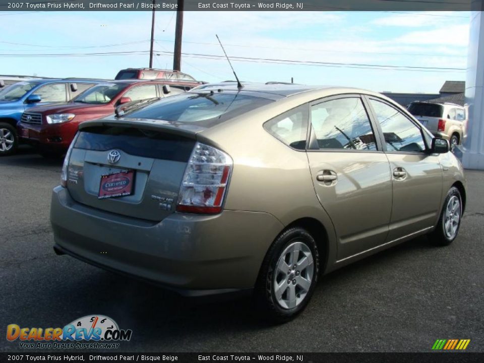 2007 Toyota Prius Hybrid Driftwood Pearl / Bisque Beige Photo #4