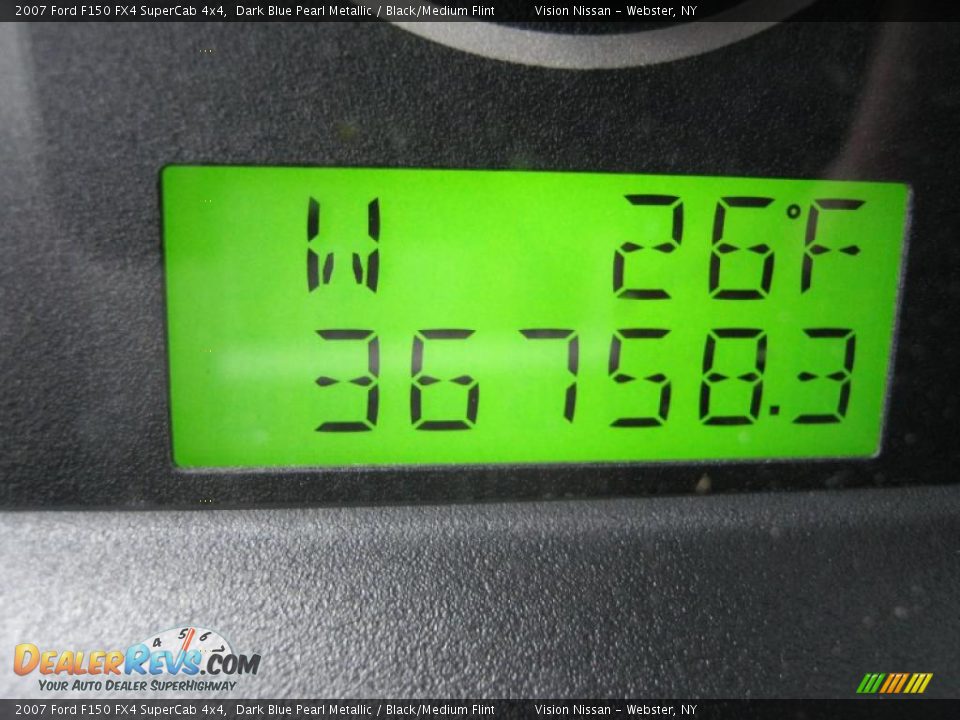 2007 Ford F150 FX4 SuperCab 4x4 Dark Blue Pearl Metallic / Black/Medium Flint Photo #3