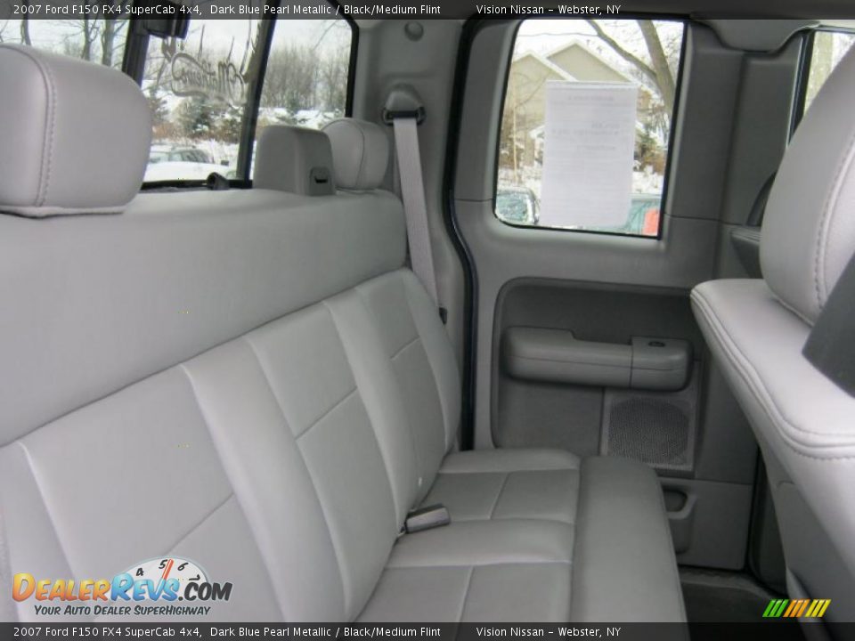 2007 Ford F150 FX4 SuperCab 4x4 Dark Blue Pearl Metallic / Black/Medium Flint Photo #7