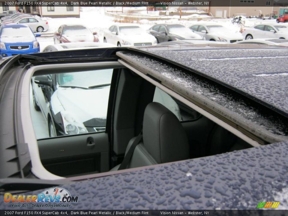 2007 Ford F150 FX4 SuperCab 4x4 Dark Blue Pearl Metallic / Black/Medium Flint Photo #8