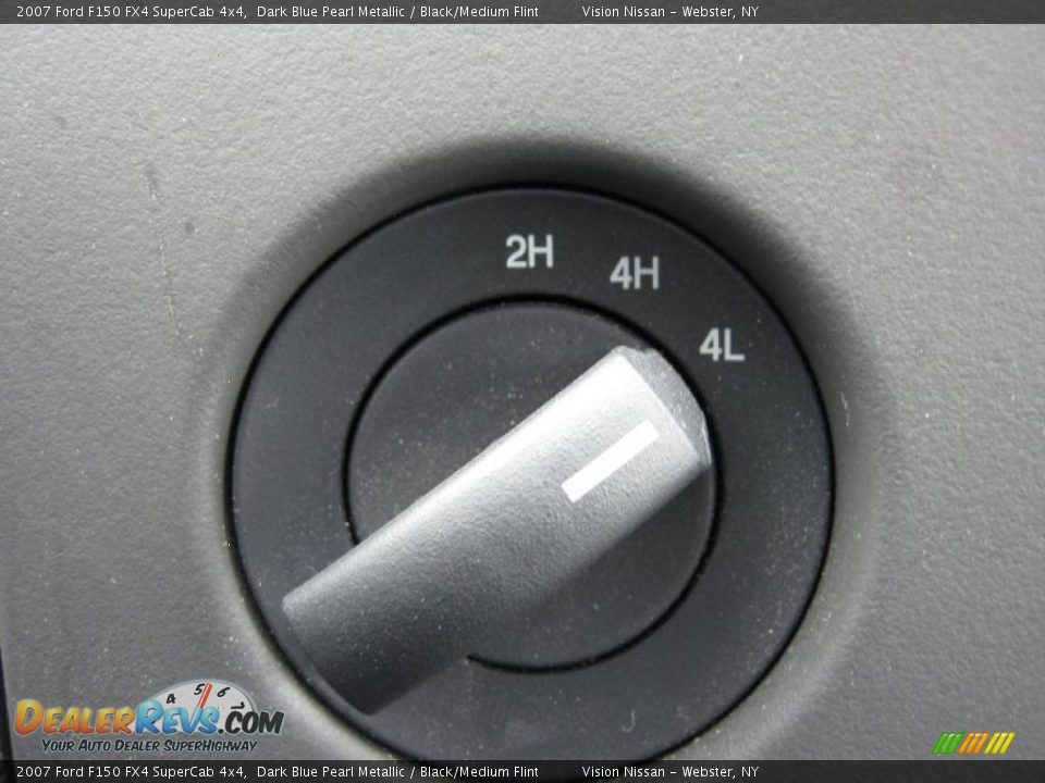 2007 Ford F150 FX4 SuperCab 4x4 Dark Blue Pearl Metallic / Black/Medium Flint Photo #9