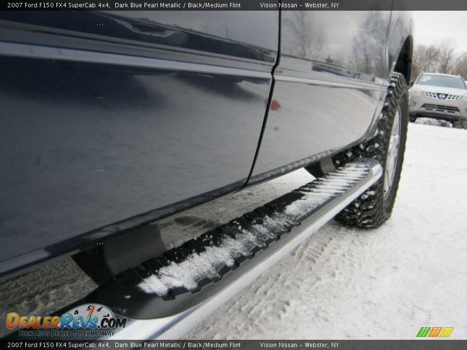 2007 Ford F150 FX4 SuperCab 4x4 Dark Blue Pearl Metallic / Black/Medium Flint Photo #10