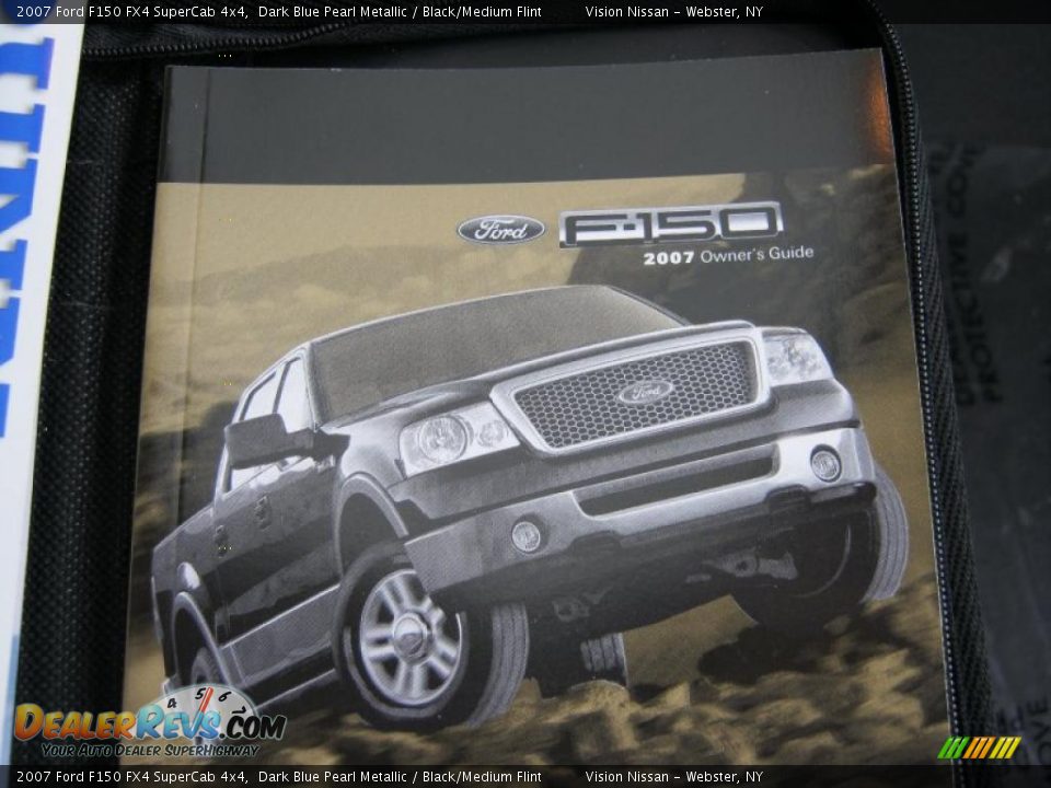 2007 Ford F150 FX4 SuperCab 4x4 Dark Blue Pearl Metallic / Black/Medium Flint Photo #19