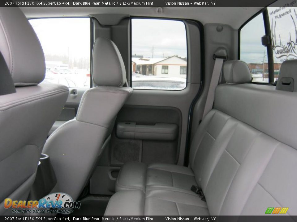 2007 Ford F150 FX4 SuperCab 4x4 Dark Blue Pearl Metallic / Black/Medium Flint Photo #21