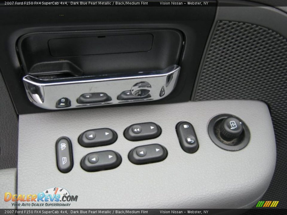 2007 Ford F150 FX4 SuperCab 4x4 Dark Blue Pearl Metallic / Black/Medium Flint Photo #22