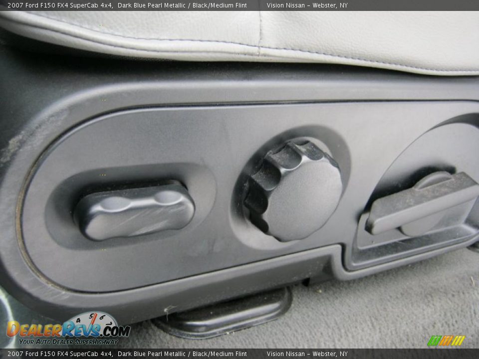 2007 Ford F150 FX4 SuperCab 4x4 Dark Blue Pearl Metallic / Black/Medium Flint Photo #23