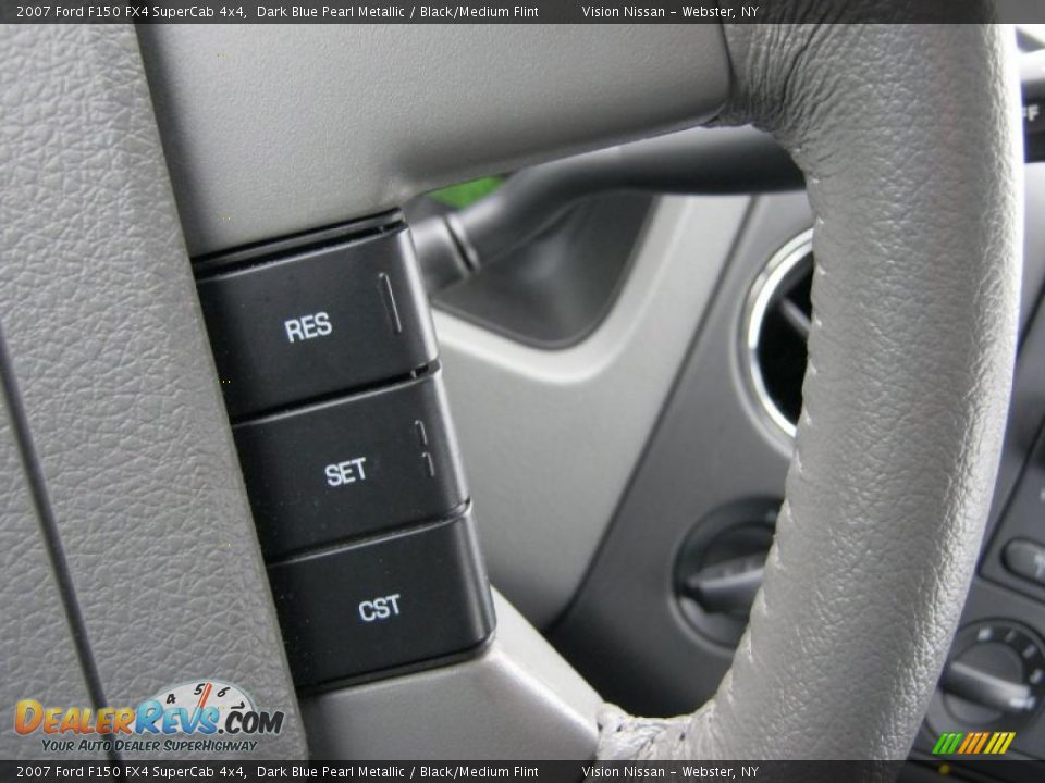2007 Ford F150 FX4 SuperCab 4x4 Dark Blue Pearl Metallic / Black/Medium Flint Photo #27