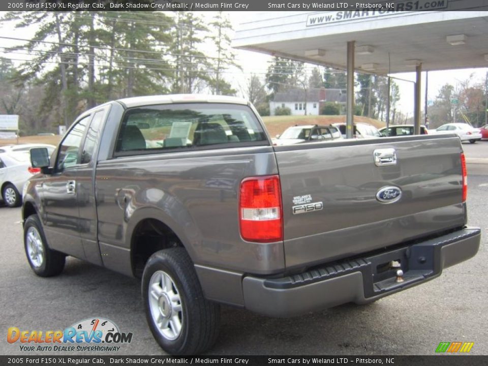 2005 Ford F150 XL Regular Cab Dark Shadow Grey Metallic / Medium Flint Grey Photo #6
