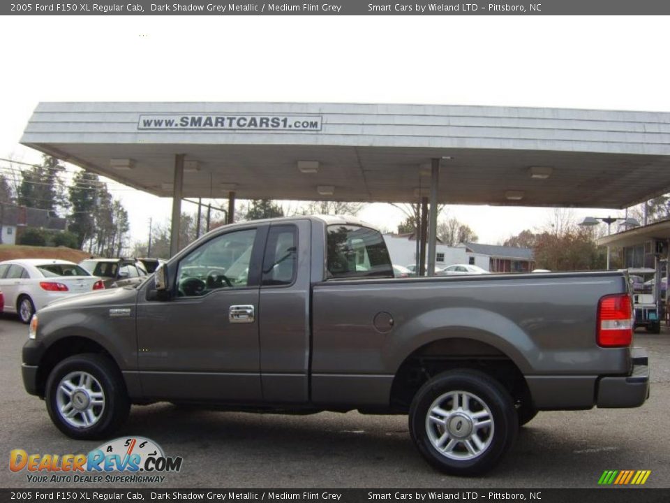 2005 Ford F150 XL Regular Cab Dark Shadow Grey Metallic / Medium Flint Grey Photo #7