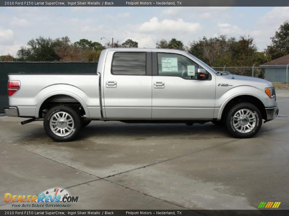 Ingot Silver Metallic 2010 Ford F150 Lariat SuperCrew Photo #2
