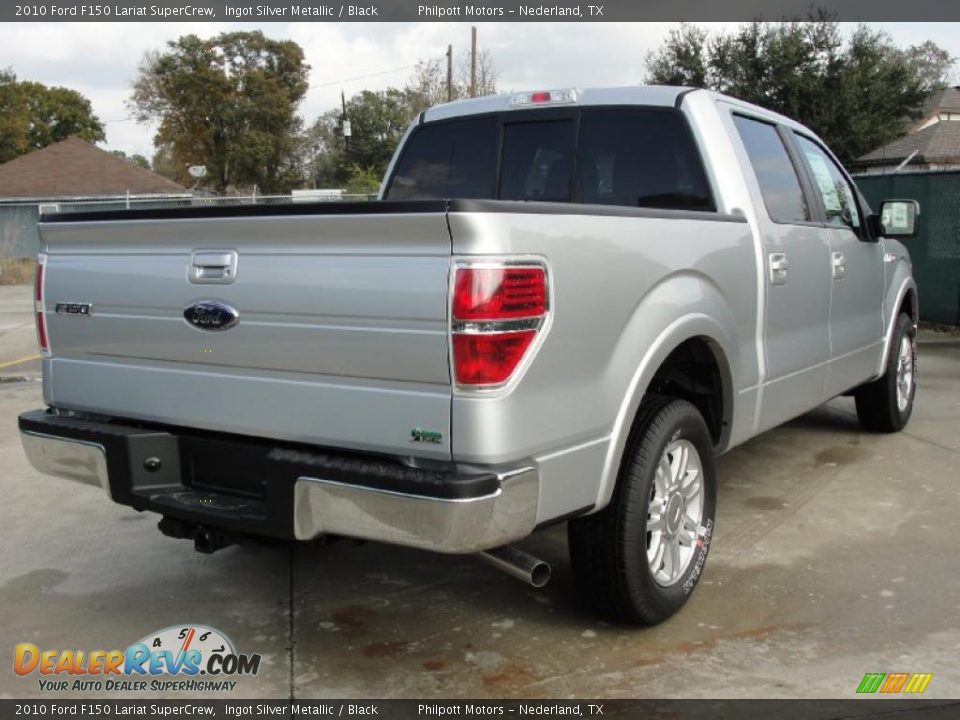 Ingot Silver Metallic 2010 Ford F150 Lariat SuperCrew Photo #3