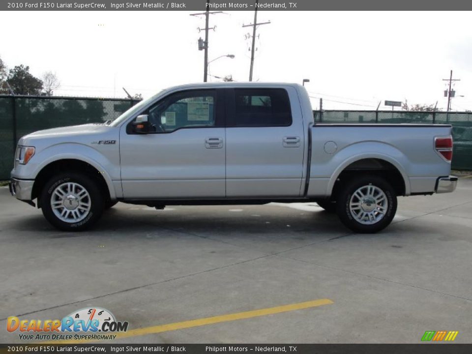 Ingot Silver Metallic 2010 Ford F150 Lariat SuperCrew Photo #6