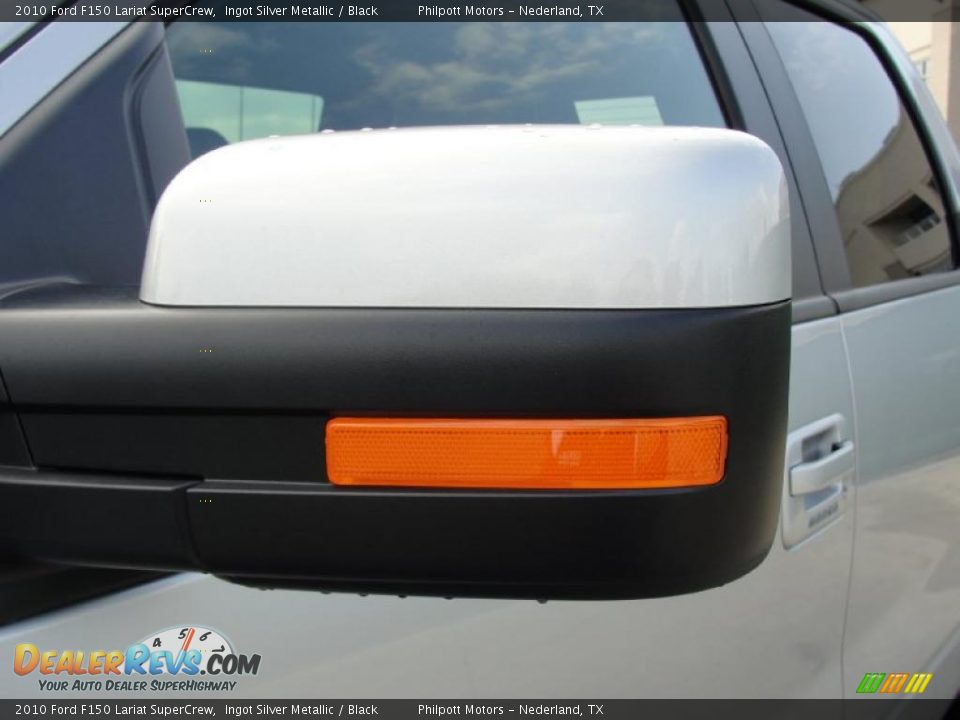 2010 Ford F150 Lariat SuperCrew Ingot Silver Metallic / Black Photo #12