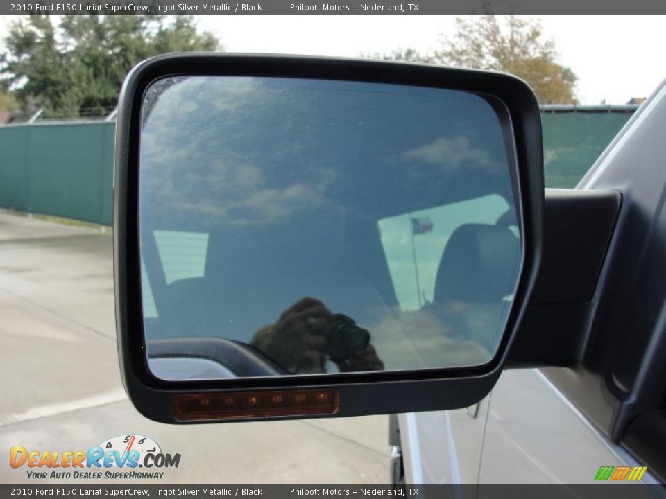 2010 Ford F150 Lariat SuperCrew Ingot Silver Metallic / Black Photo #13
