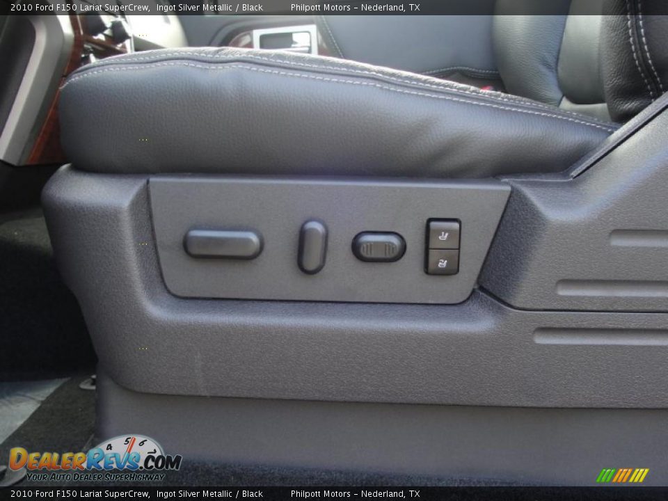 2010 Ford F150 Lariat SuperCrew Ingot Silver Metallic / Black Photo #23