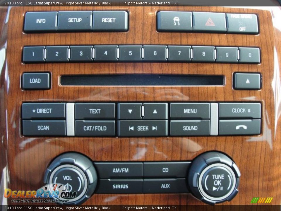 2010 Ford F150 Lariat SuperCrew Ingot Silver Metallic / Black Photo #27