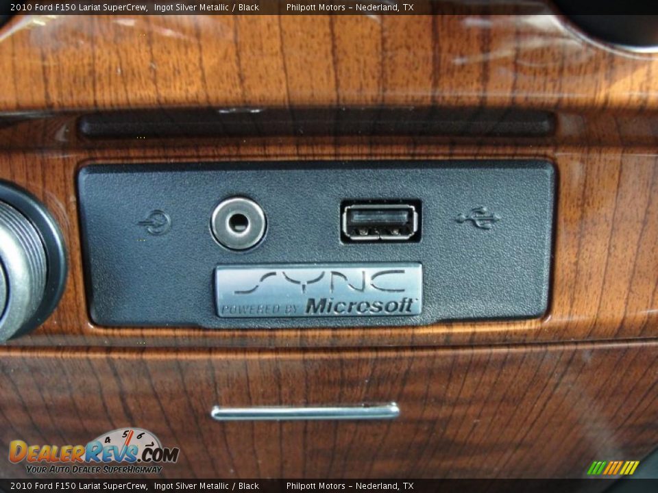 2010 Ford F150 Lariat SuperCrew Ingot Silver Metallic / Black Photo #29