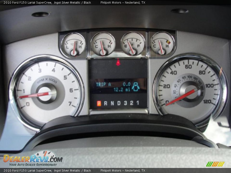 2010 Ford F150 Lariat SuperCrew Gauges Photo #31