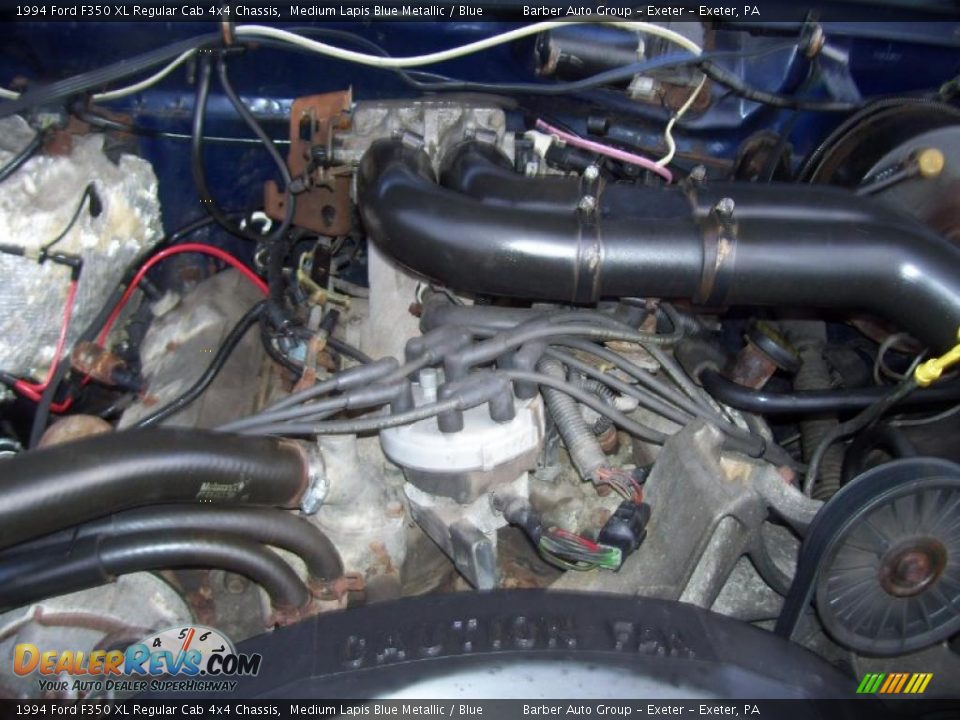 1994 Ford F350 XL Regular Cab 4x4 Chassis 7.5 Liter OHV 16-Valve V8 Engine Photo #11