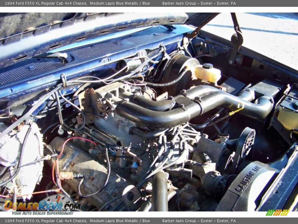 1994 Ford F350 XL Regular Cab 4x4 Chassis 7.5 Liter OHV 16-Valve V8 Engine Photo #31