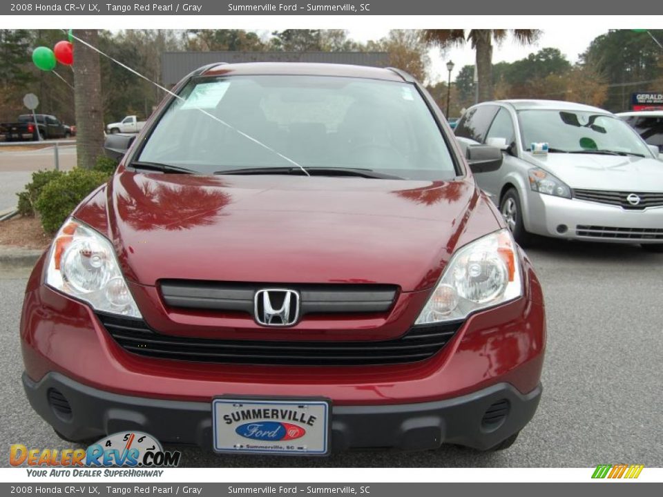 2008 Honda CR-V LX Tango Red Pearl / Gray Photo #3