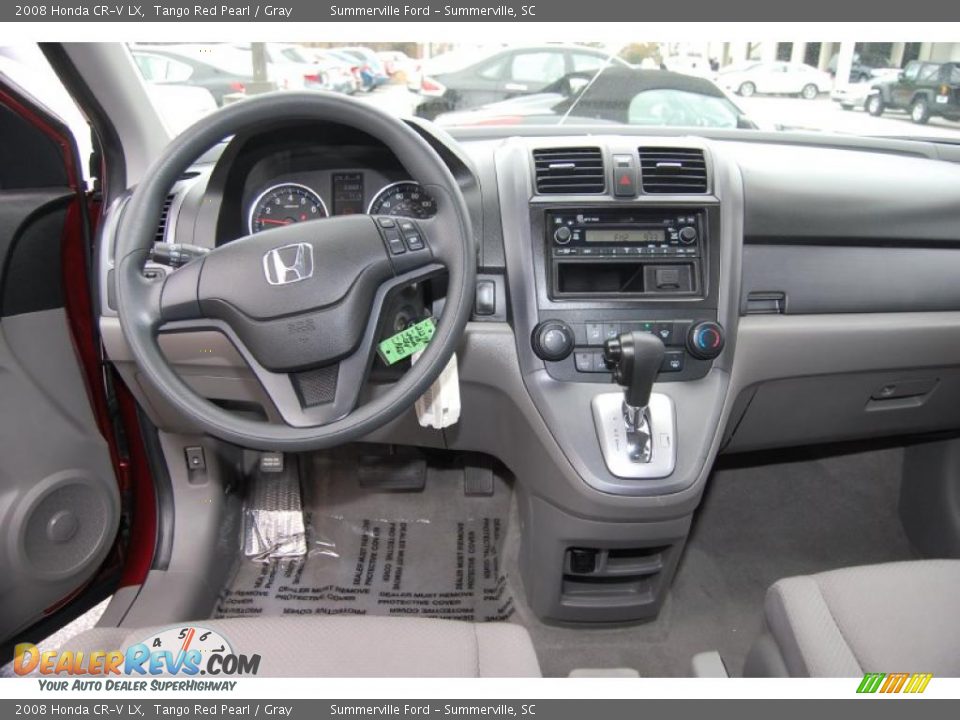 Gray Interior - 2008 Honda CR-V LX Photo #9
