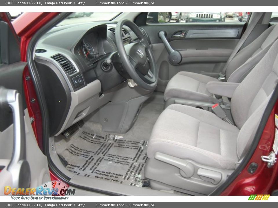 Gray Interior - 2008 Honda CR-V LX Photo #10