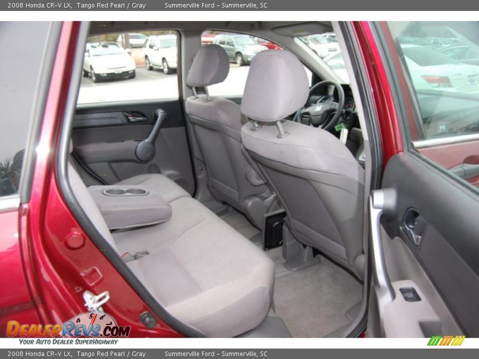 2008 Honda CR-V LX Tango Red Pearl / Gray Photo #14