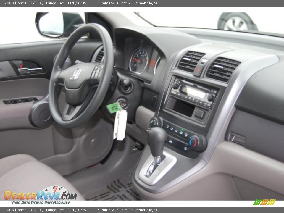 2008 Honda CR-V LX Tango Red Pearl / Gray Photo #15