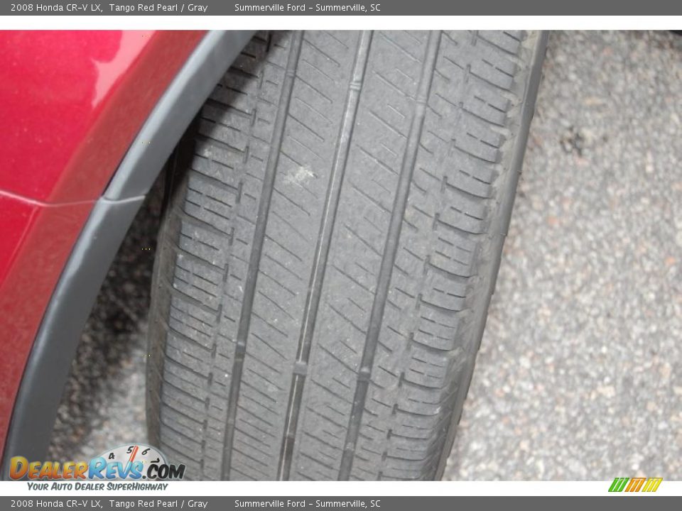 2008 Honda CR-V LX Tango Red Pearl / Gray Photo #18