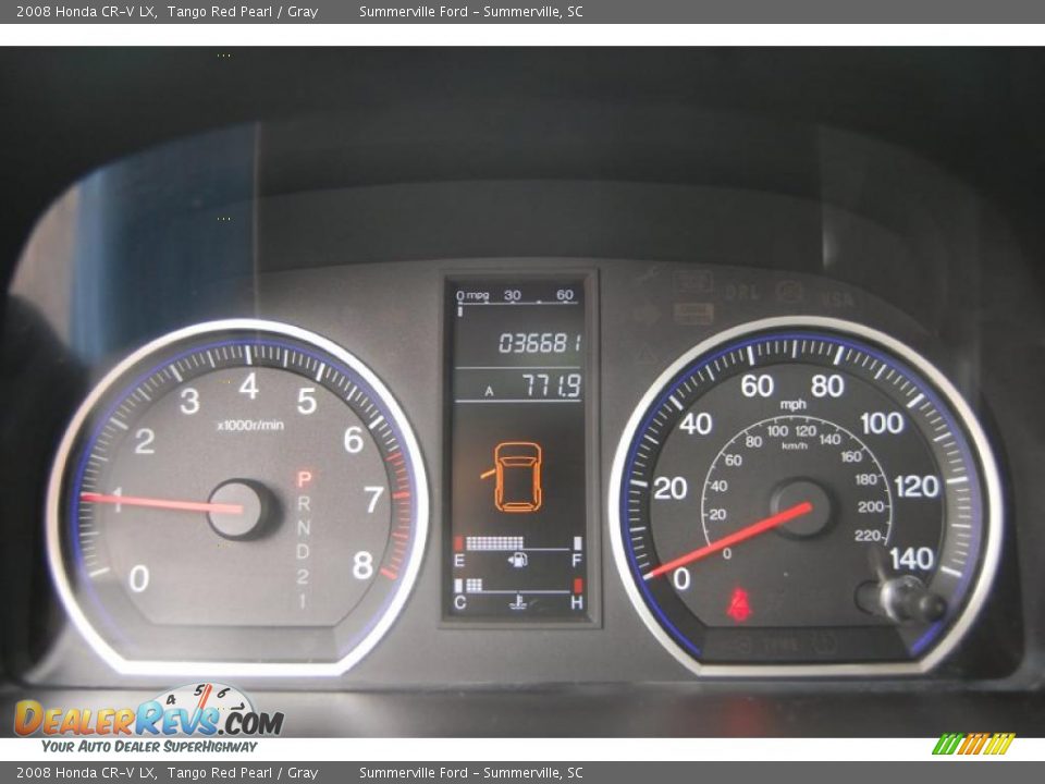 2008 Honda CR-V LX Gauges Photo #20