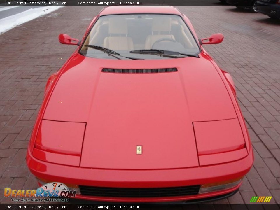 1989 Ferrari Testarossa Red / Tan Photo #4