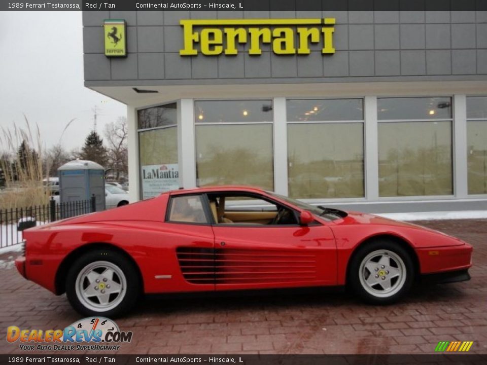 Red 1989 Ferrari Testarossa  Photo #9