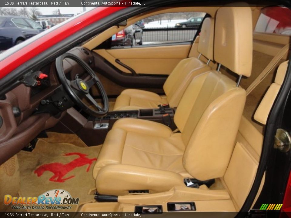 Tan Interior - 1989 Ferrari Testarossa  Photo #19