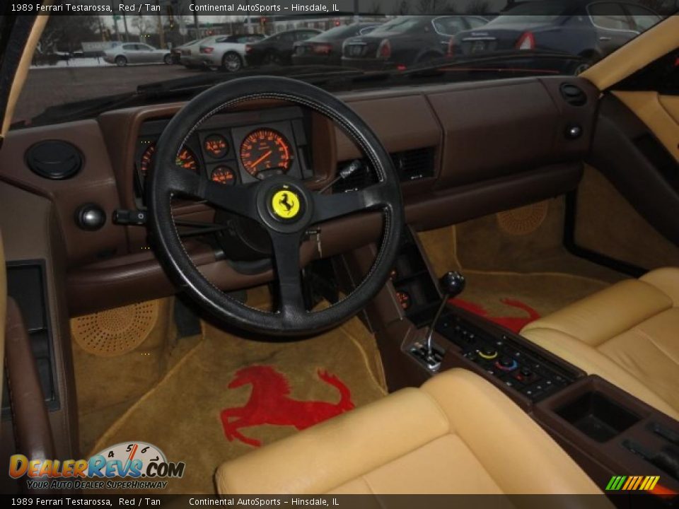Tan Interior - 1989 Ferrari Testarossa  Photo #20