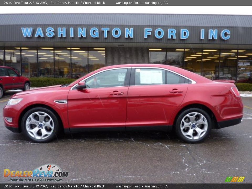 2010 Ford Taurus SHO AWD Red Candy Metallic / Charcoal Black Photo #1