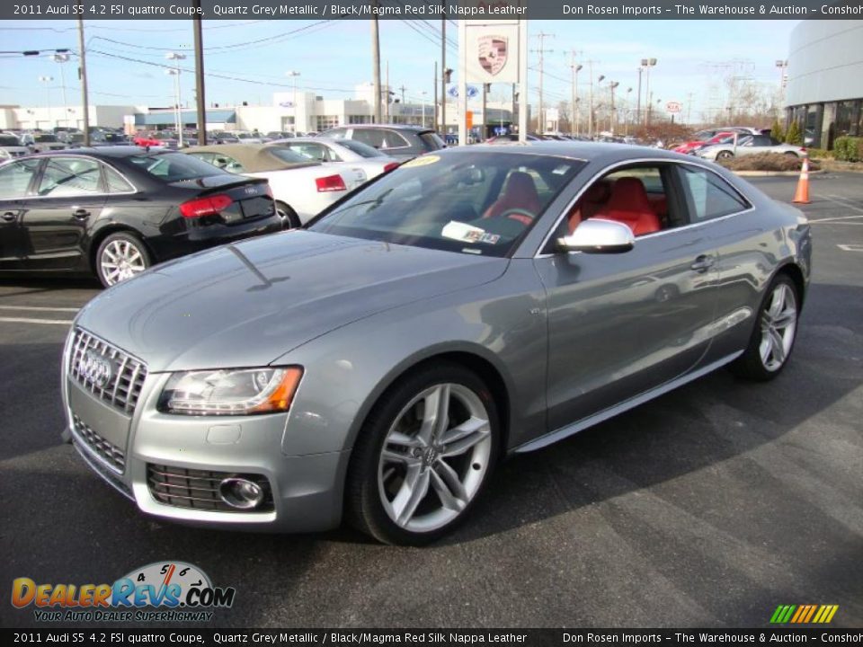 Front 3/4 View of 2011 Audi S5 4.2 FSI quattro Coupe Photo #2